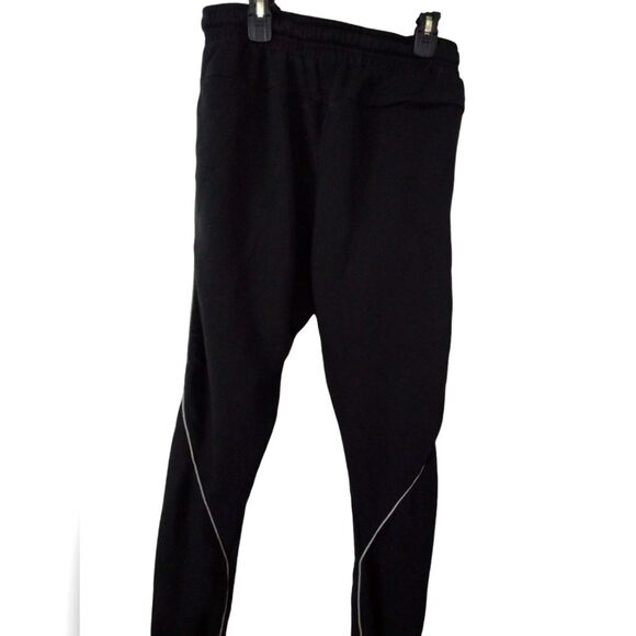 CrossFit Workout Pants sz M with zippered pockets Black/White - Picture 3 of 6